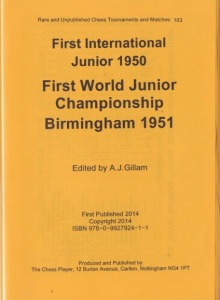 Turnierbroschüre Birmingham 1950/51 (Titelblatt)