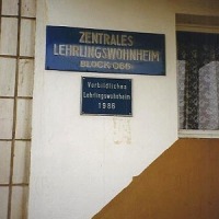 Halle 1990 - Unsere Unterkunft