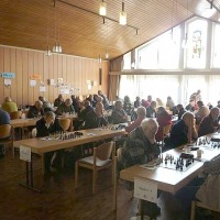 Blick in den Turniersaal 2016