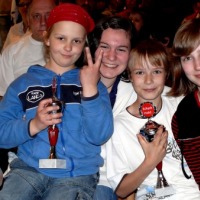 Anna Bérénice Döpper mit Pokal