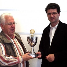 Werner Nautsch und Stefan Zell mit Pokal