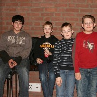 U12: Arman, Anna, Lukas, Tim und Patrick (v.l.n.r.)