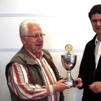 Werner Nautsch und Stefan Zell mit Pokal