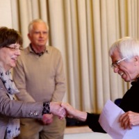 Preisverleihung an Horst Szymaniak (Velberter SG 1923 e.V.)