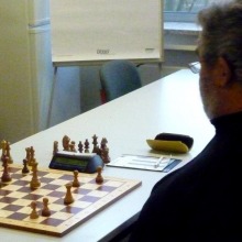 Jürgen Riesenbeck beim "Nachsitzen"