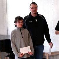 Siegerehrung: Jugendpreis für Maximiian Heldt