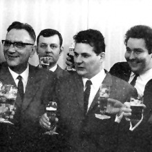 Spieler von SFK 1 Ende der 1960er Jahre