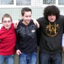Lukas, Patrick, Arman und Tim