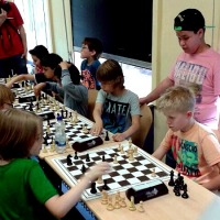 Grundschulturnier 2014 - Die Kantschüler am Brett