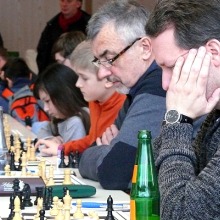 Lars Otterpohl (rechts) drei Bretter vor Tochter Isabel